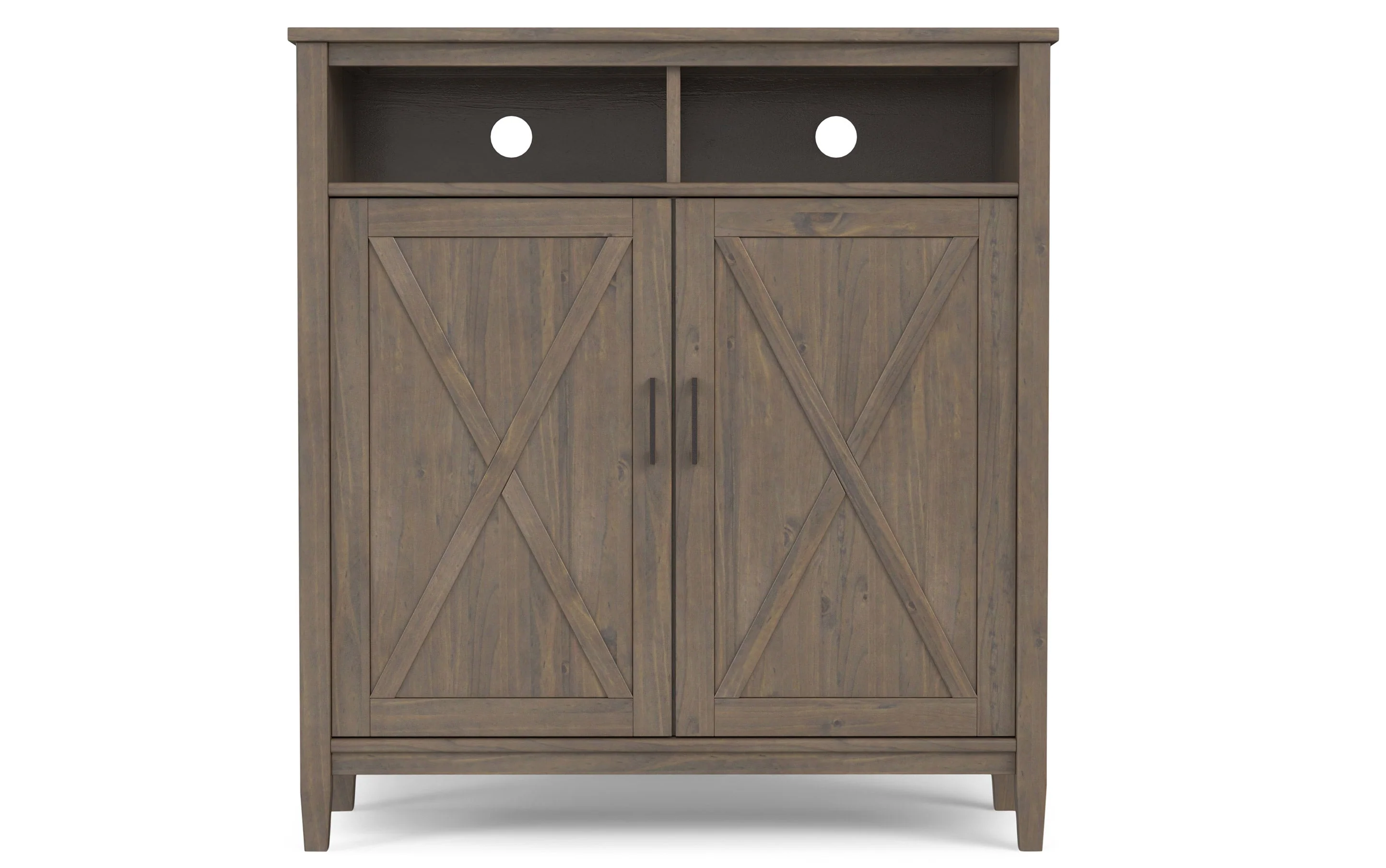 Hometios Furniture - Farmhouse 2 Door Storage Cabinet