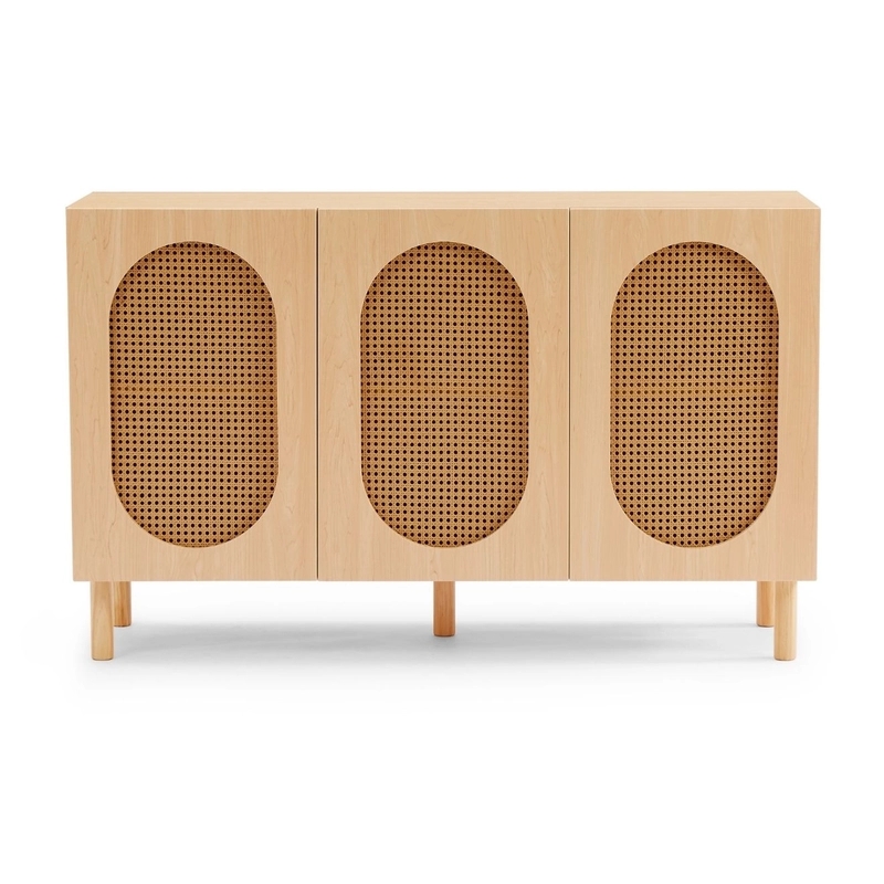 Hometios Furniture - Modern Sideboard with 3 Doors