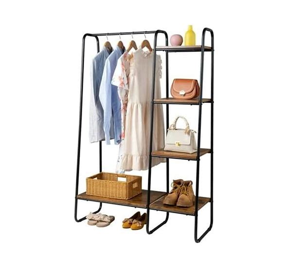 Hometios Furniture - Modern Cloth Rack with Shelves