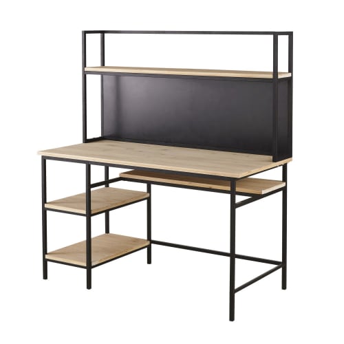 Hometios Furniture - Modern Writing Deks with Hutch